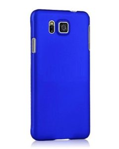 Rubber Plastic Θήκη Πλαστική Μπλε OEM (Samsung Galaxy Alpha)