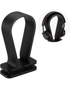 Navaris Omega Headphone Stand Ξύλινη Βάση Στήριξης Ακουστικών με Εγκοπή Καλωδίου (53329.01) Μαύρο