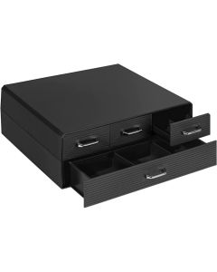 Navaris Capsule Holder for 96 Nespresso Capsules with 4 Drawers (54092.01) Αποθηκευτικός Χώρος / Βάση για Κάψουλες Καφέ - Black