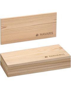 Navaris Cedar Smoking Planks Set of 6 (54038.01) Σετ Πλάκες Καπνίσματος για Μπάρμπεκιου 30 x 15 cm