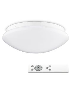 Navaris Dimmable LED Ceiling Light Round with Frosted Glass Effect 18W (52606.18.01) LED Φωτιστικό Οροφής