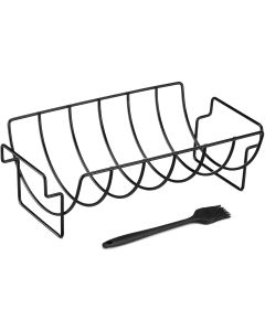 Navaris Grill Holder with Silicone Brush (54518.01) Σχάρα Ψησίματος Μπάρμπεκιου - Black