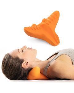 Navaris Neck Stretcher Pillow Relaxer (59738.01) Μαξιλαράκι Διόρθωσης Στάσης Λαιμού - Orange