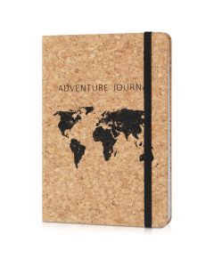Navaris Notebook with Cork Cover (48477.01) Τετράδιο με Εξώφυλλο από Φελλό - World Map