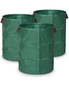 Navaris Reusable Garden Waste Bags 272L (Set of 3) (47151.03) Σακούλες Απορριμάτων για τον Κήπο - Green