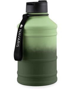 Navaris Stainless Steel Sports Water Bottle (53701.07) 2.2L Ανοξείδωτο Παγούρι - Gradient Green