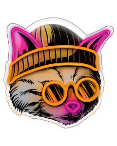 Forever Light Neon Art LED Cat Dreamer FLA04 Φωτιστικό - Multicolor