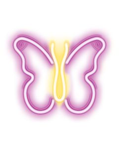 Neolia Neon LED Light Butterfly NNE03 Φωτιστικό - Pink