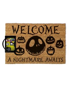 Nightmare Before Christmas (A Nightmare Awaits) Door Mat - Πατάκι Εισόδου 40x60cm