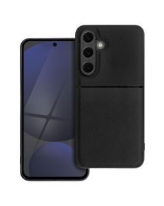 Forcell Noble PU Leather Rugged Armor Case Black (Samsung Galaxy S24 FE)