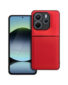 Forcell Noble PU Leather Rugged Armor Case Red (Xiaomi Redmi Note 14 4G)
