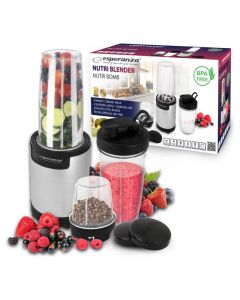 Esperanza EKM030 Nutri Bomb 9in1 Μπλέντερ - Πολυκόφτης 900W Inox