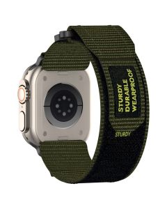 Nylon Loop - Khaki - Υφασμάτινο Λουράκι για Apple Watch 40/41/42mm (4/5/6/7/8/9/10/11/SE)