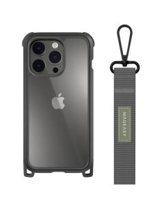 SwitchEasy Odyssey+ Rugged Utility Protective Case with Lanyard (MPH61P010LG22) Classic Gray (iPhone 14 Pro)