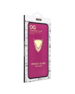 OG Premium Privacy Tempered Glass Full Face Αντιχαρακτικό Γυαλί Black (iPhone 18) - MT84736