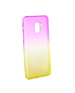 Forcell Soft TPU Ombre - Pink / Gold (Samsung Galaxy A8 Plus 2018)