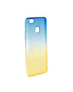 Forcell Soft TPU Ombre - Blue / Gold (Huawei P9 Lite Mini)