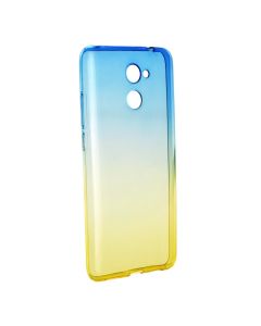 Forcell Soft TPU Ombre - Blue / Gold (Huawei Y7)