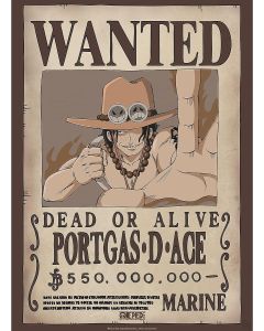 GB Eye ONE PIECE (Wanted Ace) Poster Chibi - Αφίσα 52x38cm