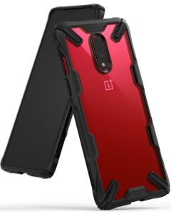 Ringke Fusion-X Σκληρή Θήκη με TPU Bumper Black (OnePlus 7)
