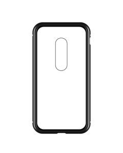Wozinsky Magneto Full Body Bumper Case - Μαγνητική Θήκη Clear / Black (OnePlus 7)