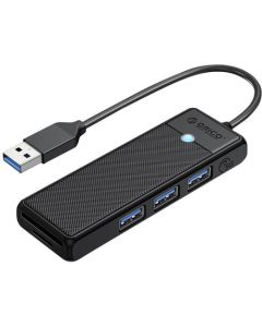 Orico Hub 4in1 USB-A σε 3x USB-A 3.0 / 1x TF/SD Card 3.0 - Black