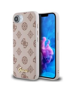 Guess GUHMPSE4PGPYSW Peony Script MagSafe Series Hard Case Σκληρή Θήκη Brown (iPhone 16e / 17e) - MT83863