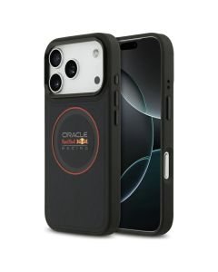 Red Bull Original Meshed Red Ring & Metal Buttons MagSafe PU Leather Case Θήκη Navy (iPhone 17 Pro)