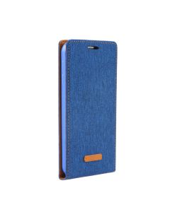 Forcell Canvas Flexi Υφασματινη Θήκη Πορτοφόλι‏ Blue (Huawei Ascend P8)