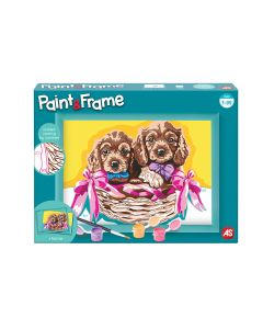 Paint & Frame Ζωγραφίζω Με Αριθμούς Αdorable Puppies Για Ηλικίες 7+ Χρονών