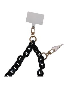 Phone Chain Long Strap Λουράκι - Mottled Black
