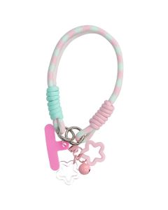 Phone Pendant FZ-11 Stars Wrist Strap Λουράκι Μεταφοράς Καρπού - Light Pink / Blue