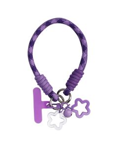 Phone Pendant FZ-11 Stars Wrist Strap Λουράκι Μεταφοράς Καρπού - Purple