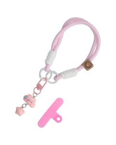 Phone Pendant FZ-15 Cloud Wrist Strap Λουράκι Μεταφοράς Καρπού - Light Pink