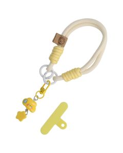 Phone Pendant FZ-15 Cloud Wrist Strap Λουράκι Μεταφοράς Καρπού - White