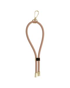 Phone Pendant GSN-1 Short Silicone Wrist Strap Λουράκι Μεταφοράς Καρπού - Beige