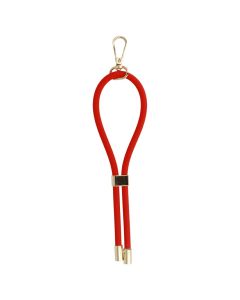 Phone Pendant GSN-1 Short Silicone Wrist Strap Λουράκι Μεταφοράς Καρπού - Red