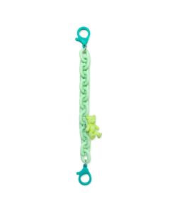 Color Chain Rope Style Phone Strap Λουράκι - Green