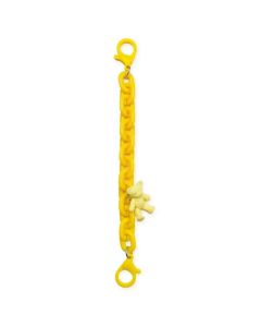 Color Chain Rope Style Phone Strap Λουράκι - Yellow