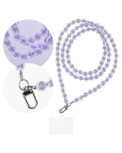 Universal Phone Strap Colorful Λουράκι Κινητού 120cm (60cm Loop) Purple