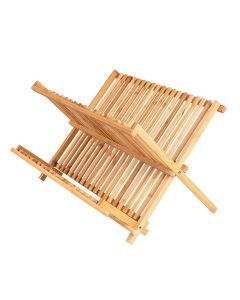 Estia Bamboo Essentials (01-12977) Αναδιπλούμενη Πιατοθήκη 2 Επιπέδων 42x27.5x38cm