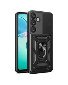 Camshield Pro Hard Case Σκληρή Θήκη με Κάλυμμα Κάμερας - Black (Samsung Galaxy S25 Plus)