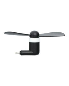Portable Small Fan Lightning for Apple Φορητό Ανεμιστηράκι - Black