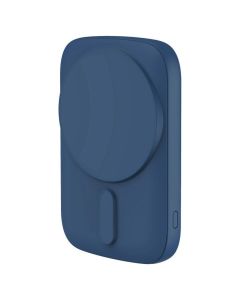 Blue Star Slim DG-P8 Powerbank MagSafe Μαγνητικό Powerbank 5000mAh 15W - Navy Blue - MT84024
