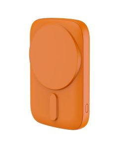 Blue Star Slim DG-P8 Powerbank MagSafe Μαγνητικό Powerbank 5000mAh 15W - Orange - MT84025