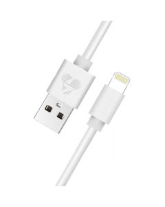 POWERTECH PT-706 MFI Certified USB to Lightning Cable Καλώδιο 1m - White