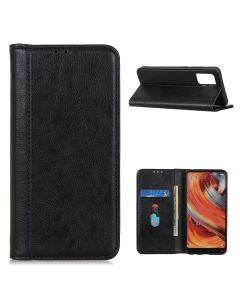 PU Leather Wallet Case Θήκη Πορτοφόλι με δυνατότητα Stand Black (Xiaomi Poco M3)