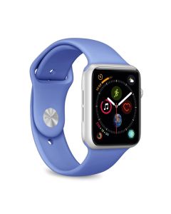 Puro Icon Softband Formentera Blue - Λουράκια Σιλικόνης S / M & M / L για Apple Watch 42/44/45mm (1/2/3/4/5/6/7/SE)