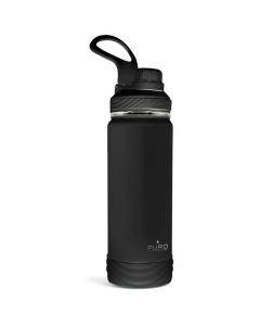 Puro Outdoor Thermic Bottle Stainless Steel 500ml Θερμός Black