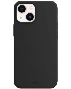 Puro SKY Eco Leather Case Σκληρή Θήκη Black (iPhone 13)